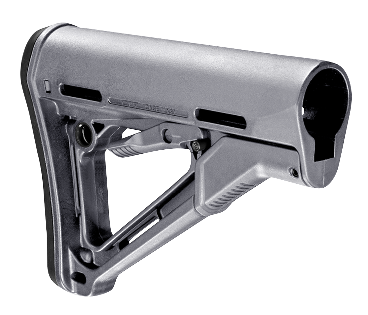 Magpul Industries CTR Carbine Stock Mil-Spec Stealth Gray Polymer for AR-15/M16/M4
