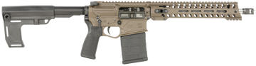 Patriot Ordnance Factory 1741 Rogue .308 Win 12.5" 20+1 Semi-Auto Pistol - Patriot Brown Cerakote