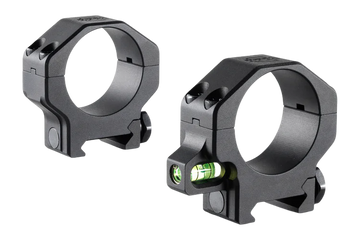 Ruffs Precision RPM CLR-34100 34mm Medium 1.00" Scope Rings w/ Co-Linear Bubble Level - Black