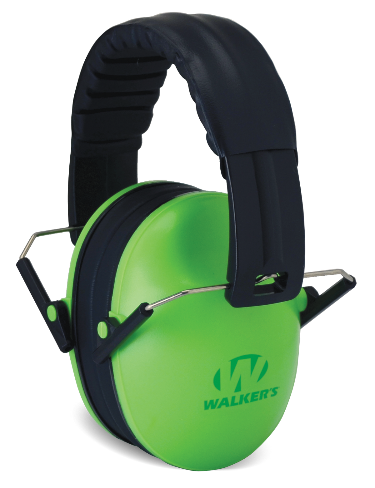 Walkers Game Ear Baby & Kids Folding Muff 23 dB Over the Head Lime Green/Black Polymer