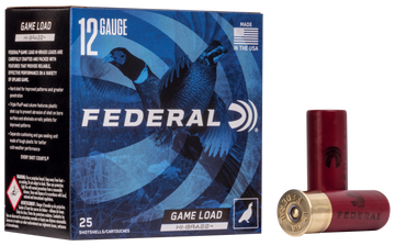 Federal Game-Shok High Brass 12 Gauge 2.75" 1 1/4oz 5 Shot 25 Rd - Box or Case