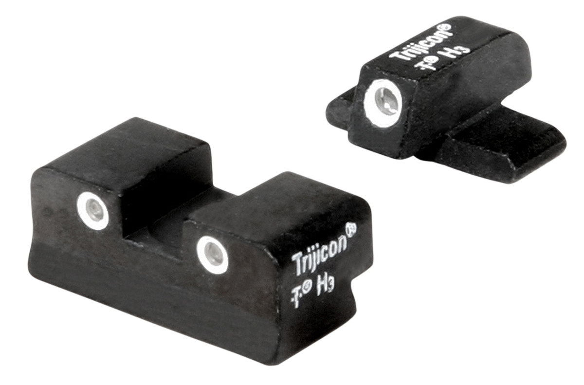 Trijicon Bright & Tough Night Sights FN509 3-Dot Green Tritium White Outline