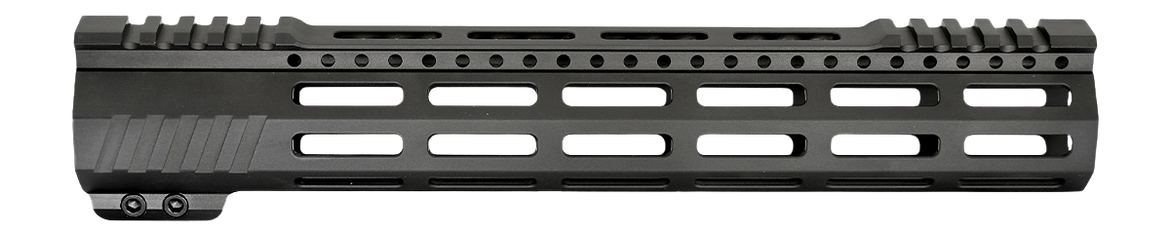 JE Machine Tech AR-15 Ultralight Minimalist 12" M-LOK Handguard - Black
