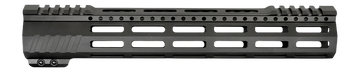 JE Machine Tech AR-15 Ultralight Minimalist 12" M-LOK Handguard - Black