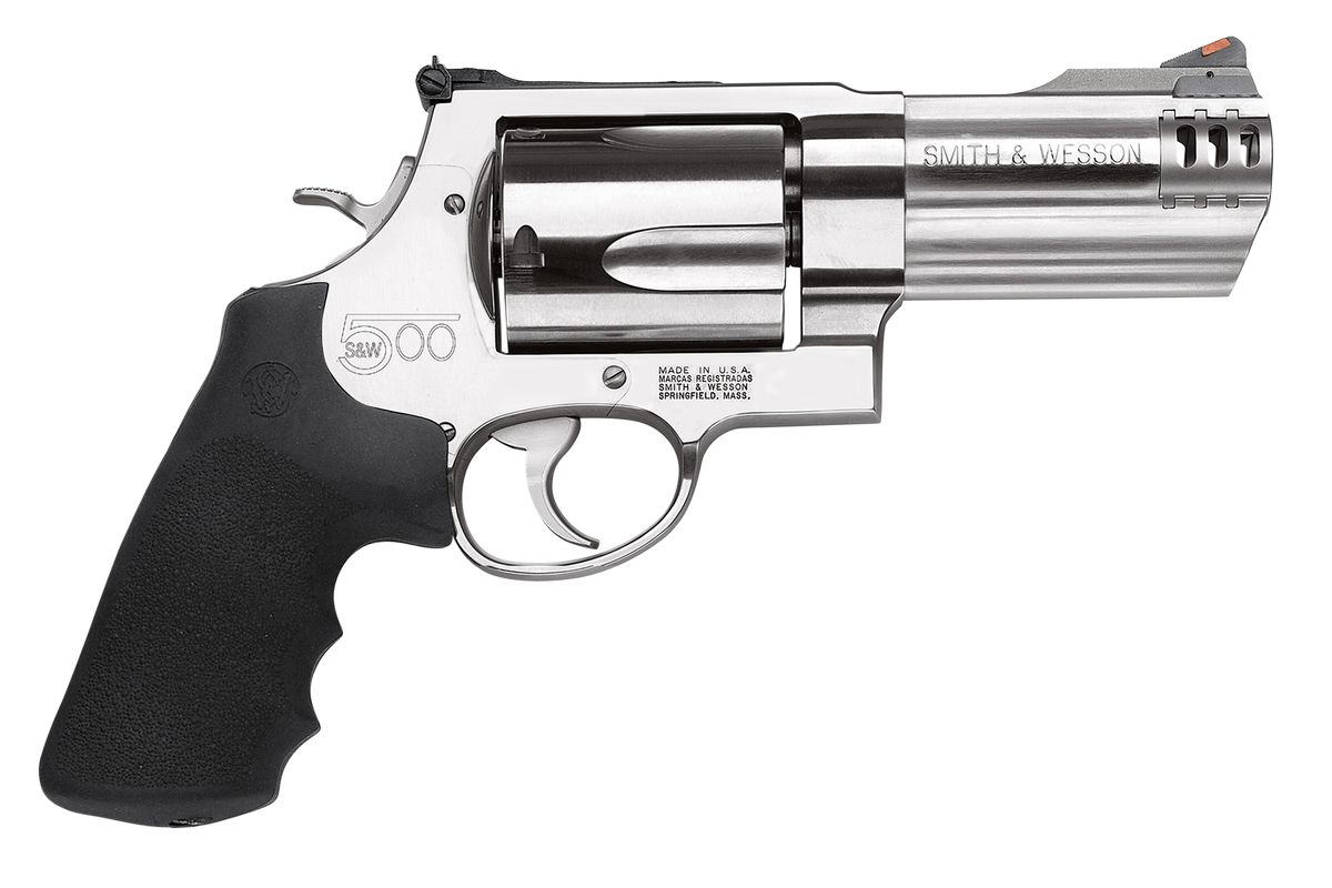 Smith & Wesson Model 500 500 S&W Mag 4" 5-Rd Satin Stainless DA/SA Revolver