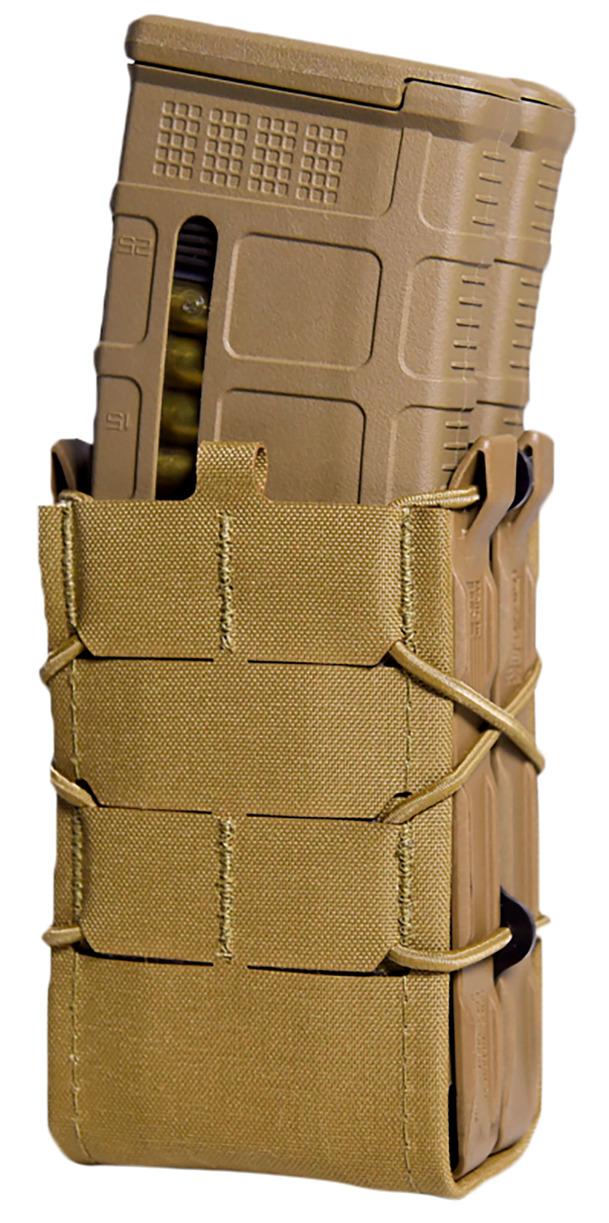 High Speed Gear TACO X2R Gen 2 Coyote Brown Nylon MOLLE Double Rifle Mag Pouch