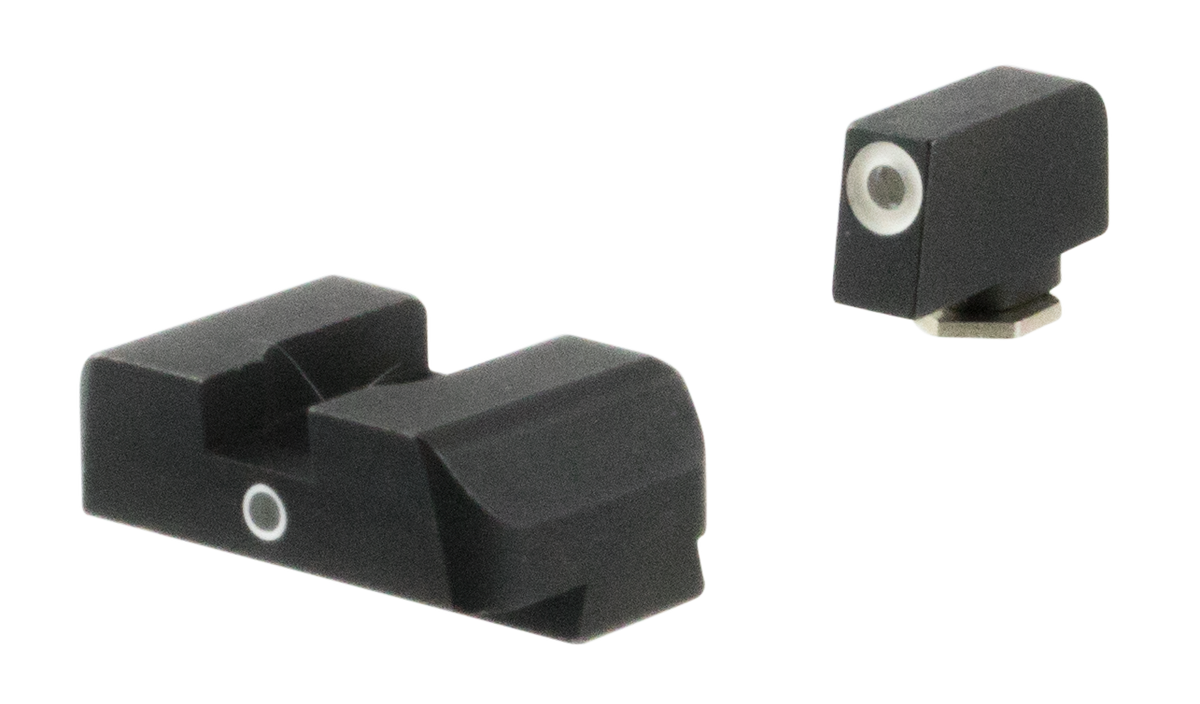 Ameriglo GL5101 i-Dot Night Sight Set for Glock Gen 5 9mm/.40 - Green Tritium White Outline Front / Green Tritium Rear