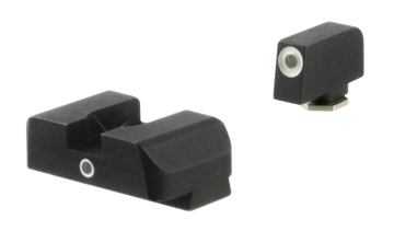 Ameriglo GL5101 i-Dot Night Sight Set for Glock Gen 5 9mm/.40 - Green Tritium White Outline Front / Green Tritium Rear