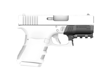 Recover Innovations GR2601 Rail Adapter for Glock 26 and 27 Black Polymer