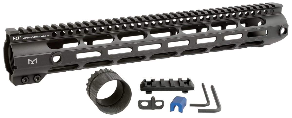 Midwest Industries MICRL30815 308 Combat Rail DPMS Low 15" M-LOK Free-Float Handguard - AR-308/LR-308