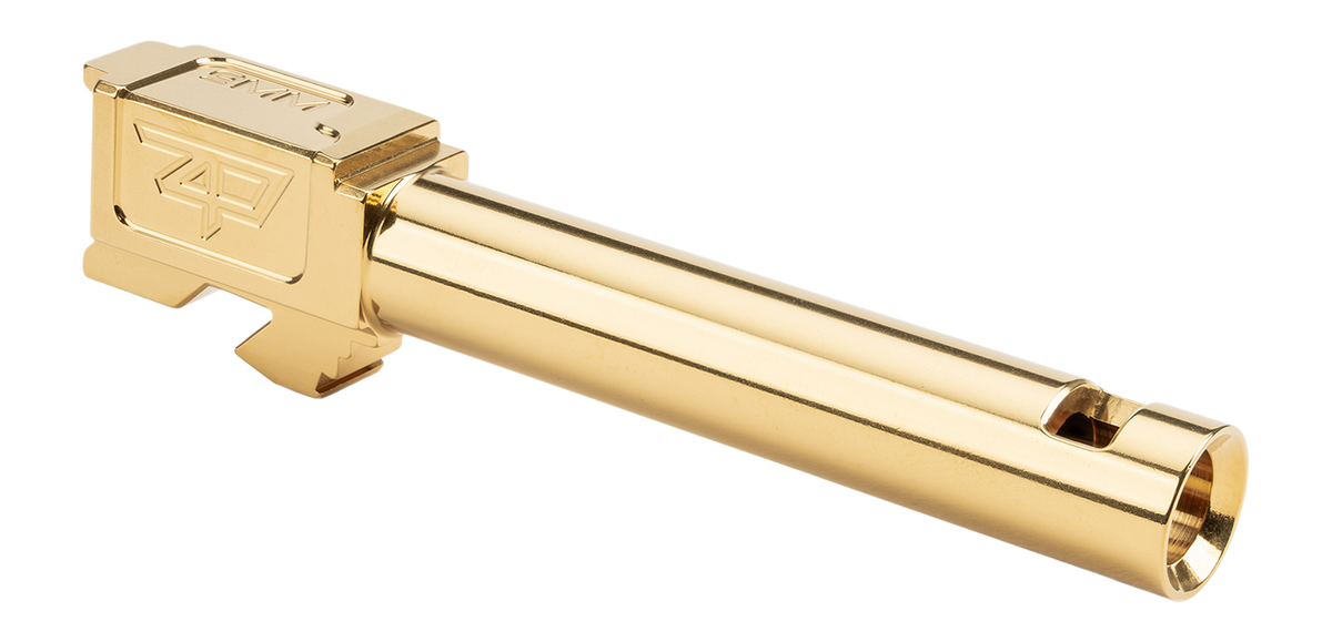 Zaffiri Precision IBS Barrel Glock 19 Gen 3 9mm Luger 3.89" Gold TiN Stainless Steel