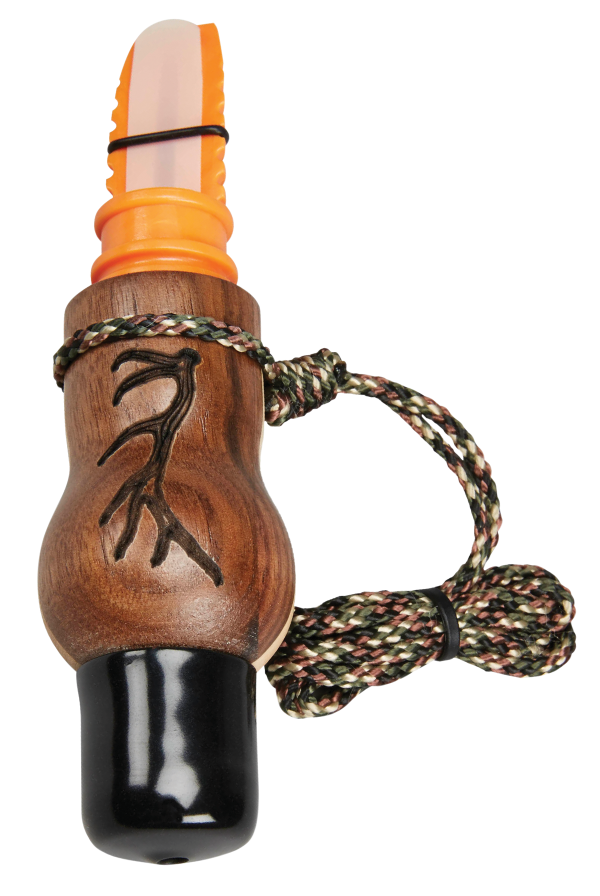 Wayne Carlton's Calls Whispering Cow Elk Mouth Call - Walnut/Maple