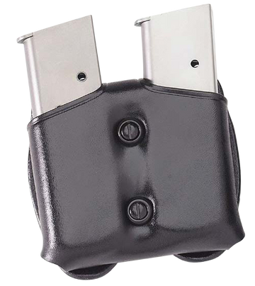 Galco CDM Double Mag Carrier Black Leather Belt Loop 1.50-1.75" 9mm Luger Taurus PT140 Ambidextrous