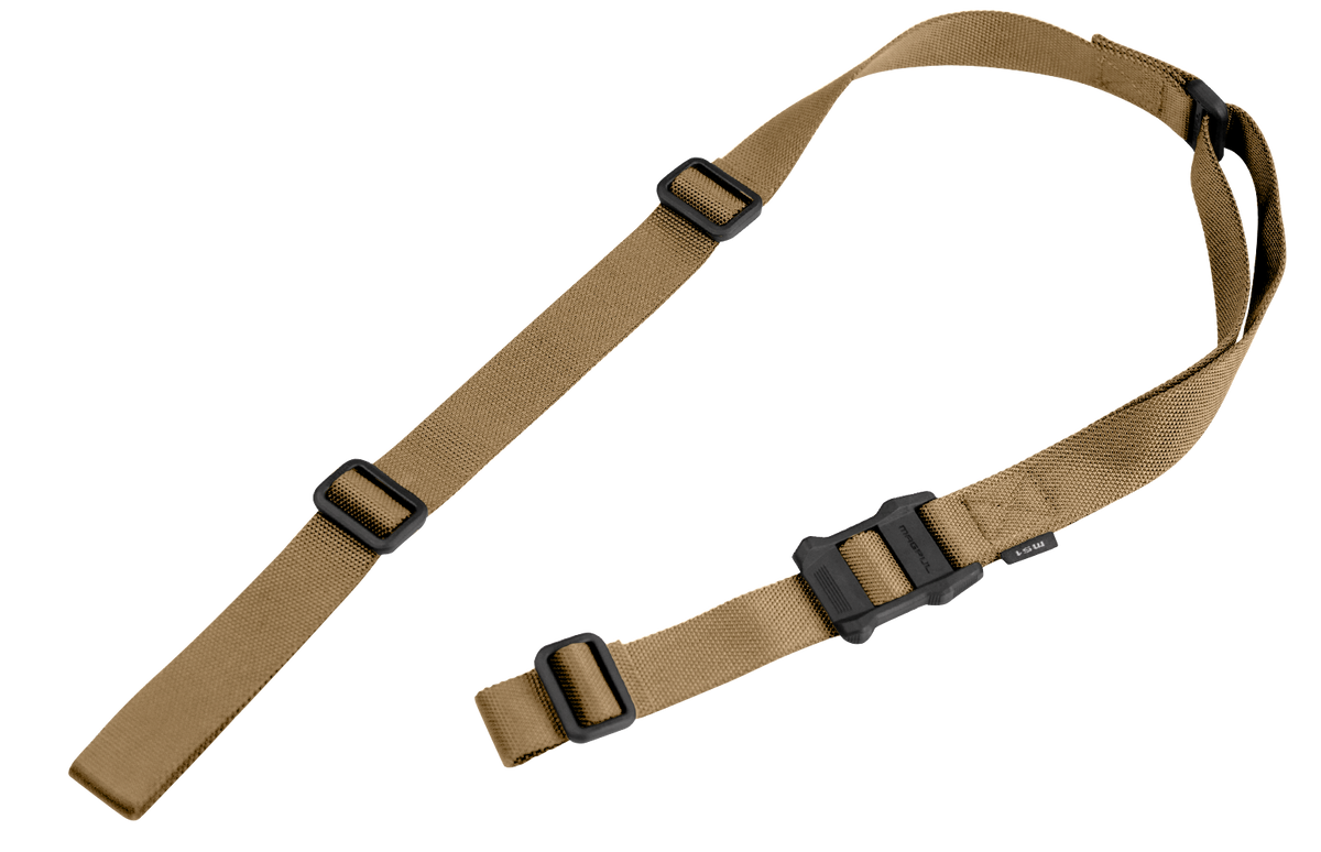 Magpul Industries MS1 Coyote Tan Nylon Adjustable Two-Point Rifle Sling 48-60 in