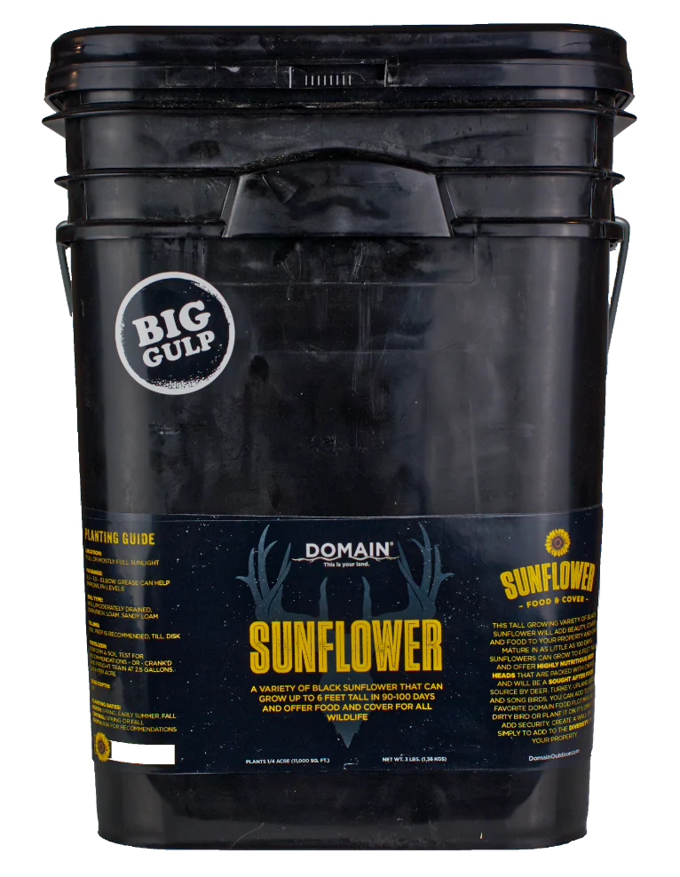 Domain Outdoor Sunflower Food Plot Seed 3 lb 1/4 Acre