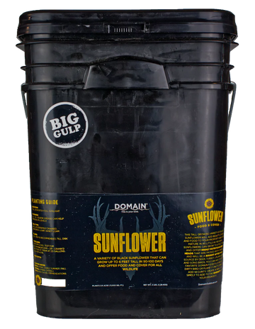Domain Outdoor Sunflower Food Plot Seed 3 lb 1/4 Acre