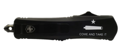 Templar Knife LCATII531 Gen II Come And Take It Small 2.69" OTF Tanto Part Serrated 440C SS Black Oxide 4.31" Black Aluminum Handle Glass Breaker