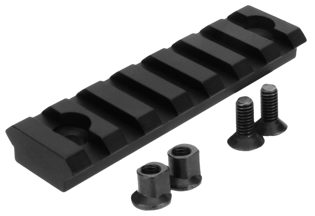 TacFire MAR102 KeyMod Picatinny Rail 3" 7-Slot Black