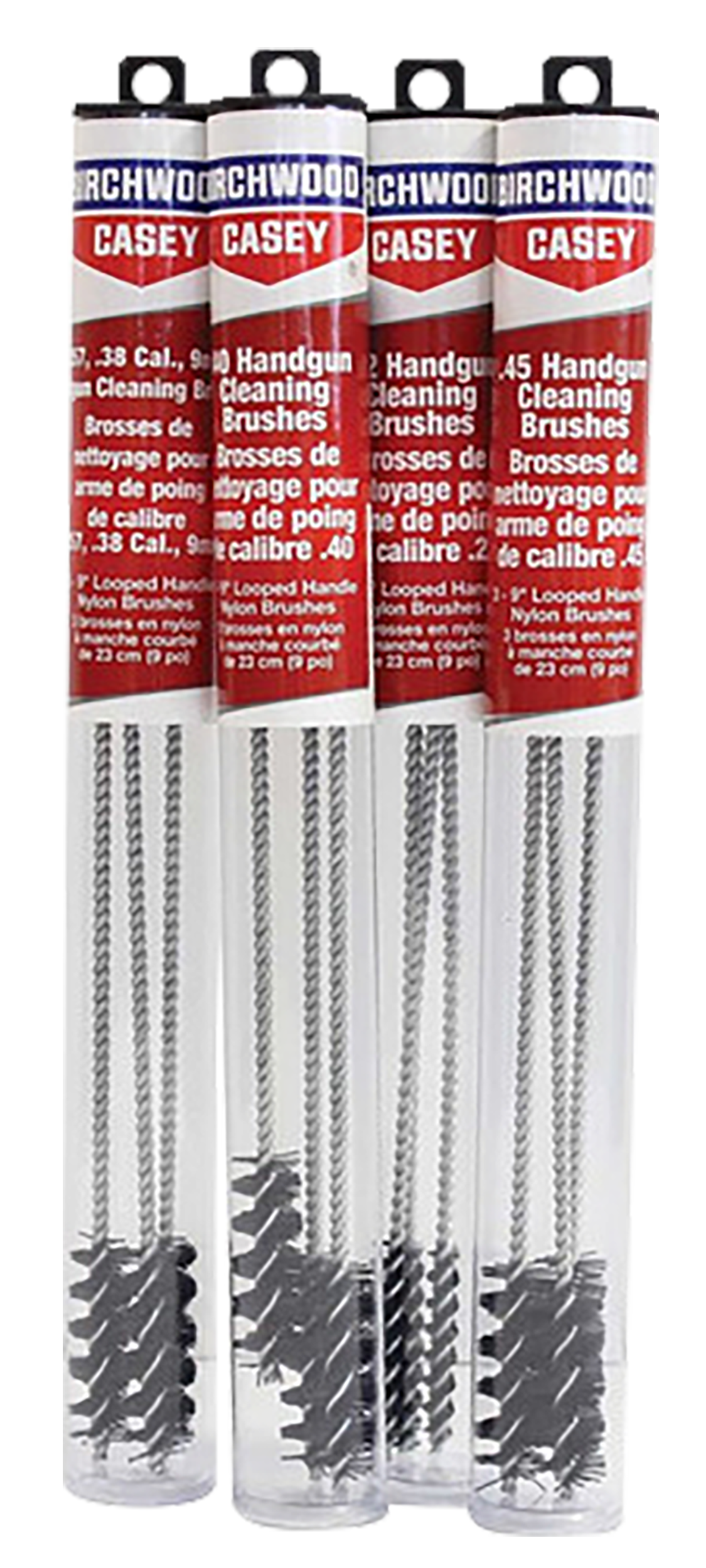Birchwood Casey Handgun Looped Cleaning Brushes 40 Cal 9 in 3 Pack