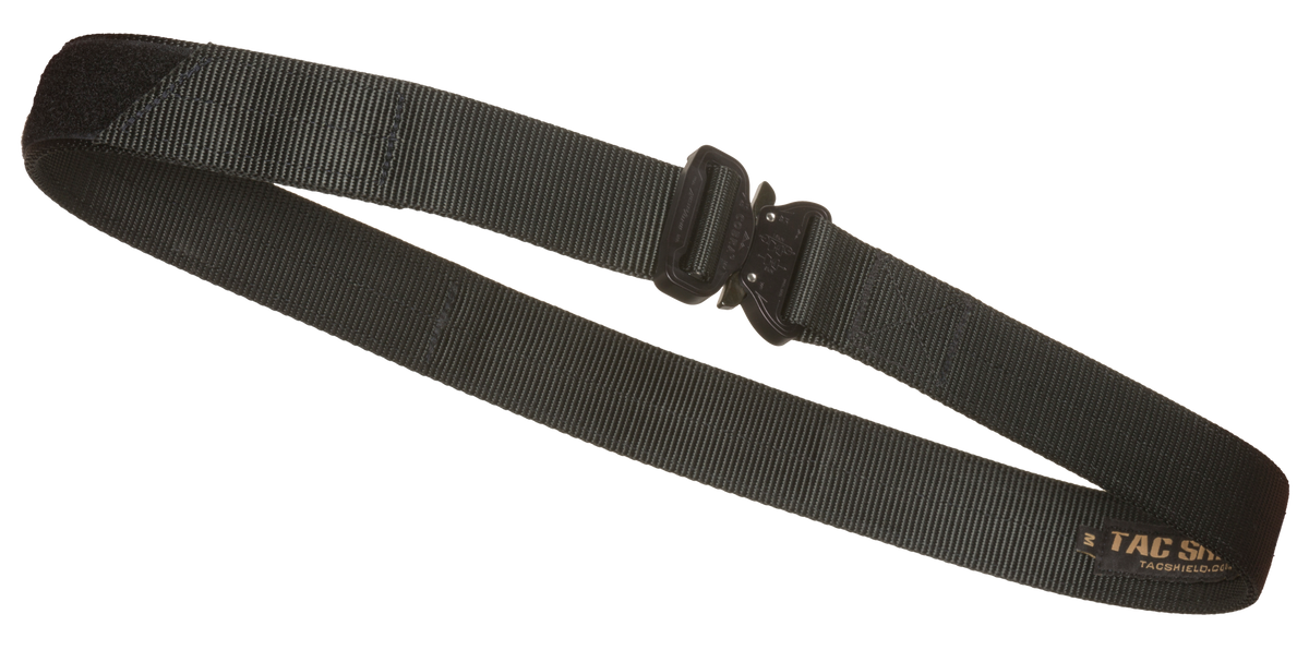 Tacshield Tactical Gun Belt 1.75" Wide 38"-42" Black Cobra Buckle - Large