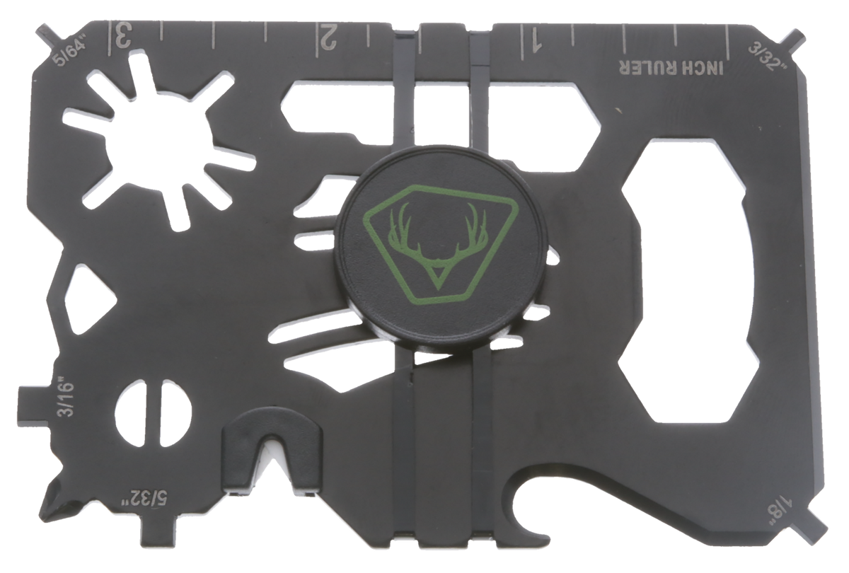 HME HME-WMT 20-In-1 Wallet Multi-Tool Black Metal Fixed