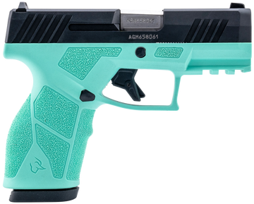 Taurus GX2 9mm Luger 3.37" 13+1 Semi-Auto Pistol - Cyan/Black
