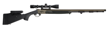 Traditions Pursuit XT Pro 50 Cal 26" Fluted/Threaded Barrel Tungsten Cerakote Muzzleloader w/3.5-10x44mm Scope