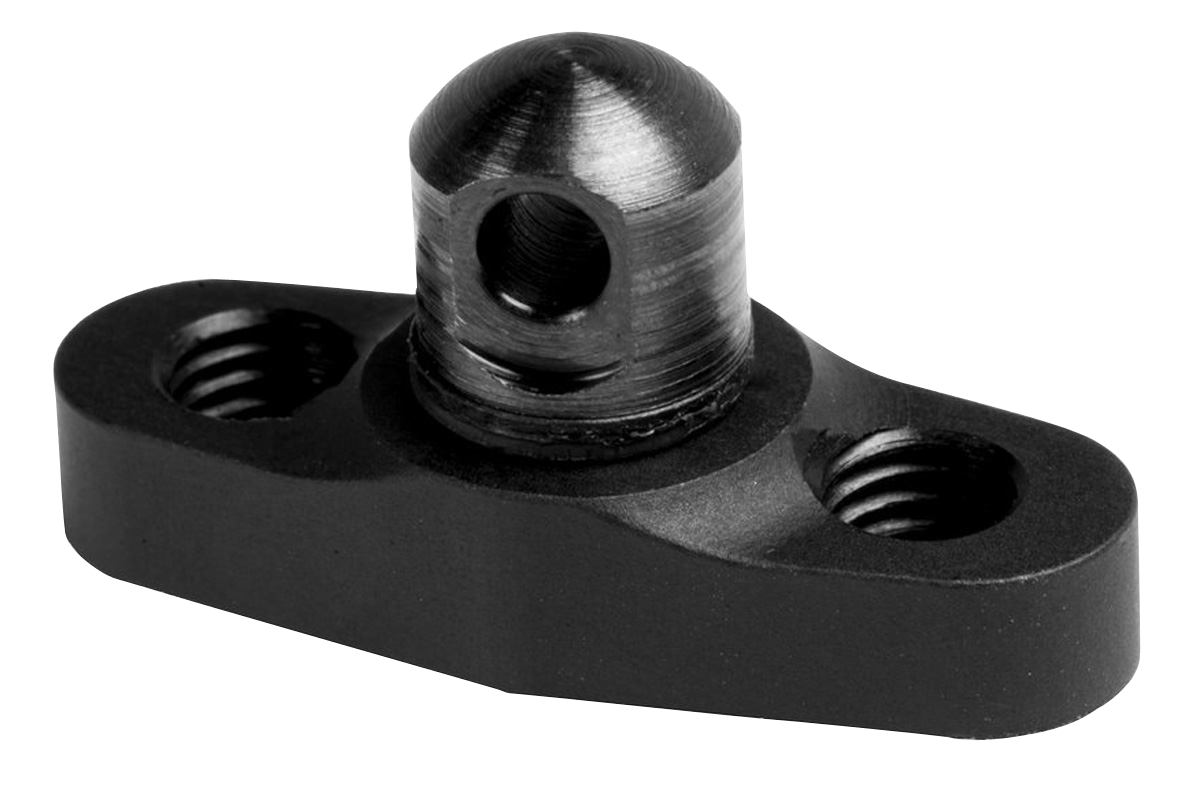 Grovtec US Inc GTSW111 Flanged Stud Mount KeyMod Black Anodized 6061 Aluminum