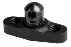 Grovtec US Inc GTSW111 Flanged Stud Mount KeyMod Black Anodized 6061 Aluminum