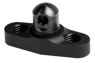 Grovtec US Inc GTSW111 Flanged Stud Mount KeyMod Black Anodized 6061 Aluminum