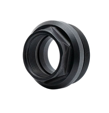 Armaspec HUB Thread Adapter 1-3/8x24 to 0.9x24 Stainless Steel Black