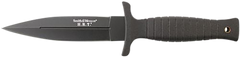 Smith & Wesson Knives H.R.T. 4.75" Fixed Spear Point Plain 7Cr17MoV SS Black TPR Handle