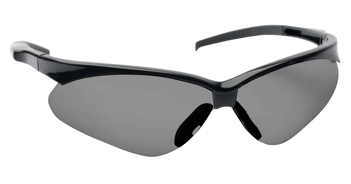 Walkers Game Ear Crosshair Sport Glasses Smoke Gray Lens Polycarbonate Black Frame