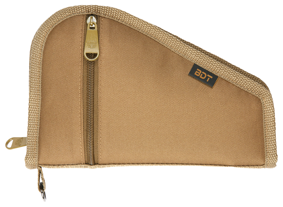 Bulldog BDT620T Deluxe Pistol Case 12" x 6" Tan Nylon - Padded