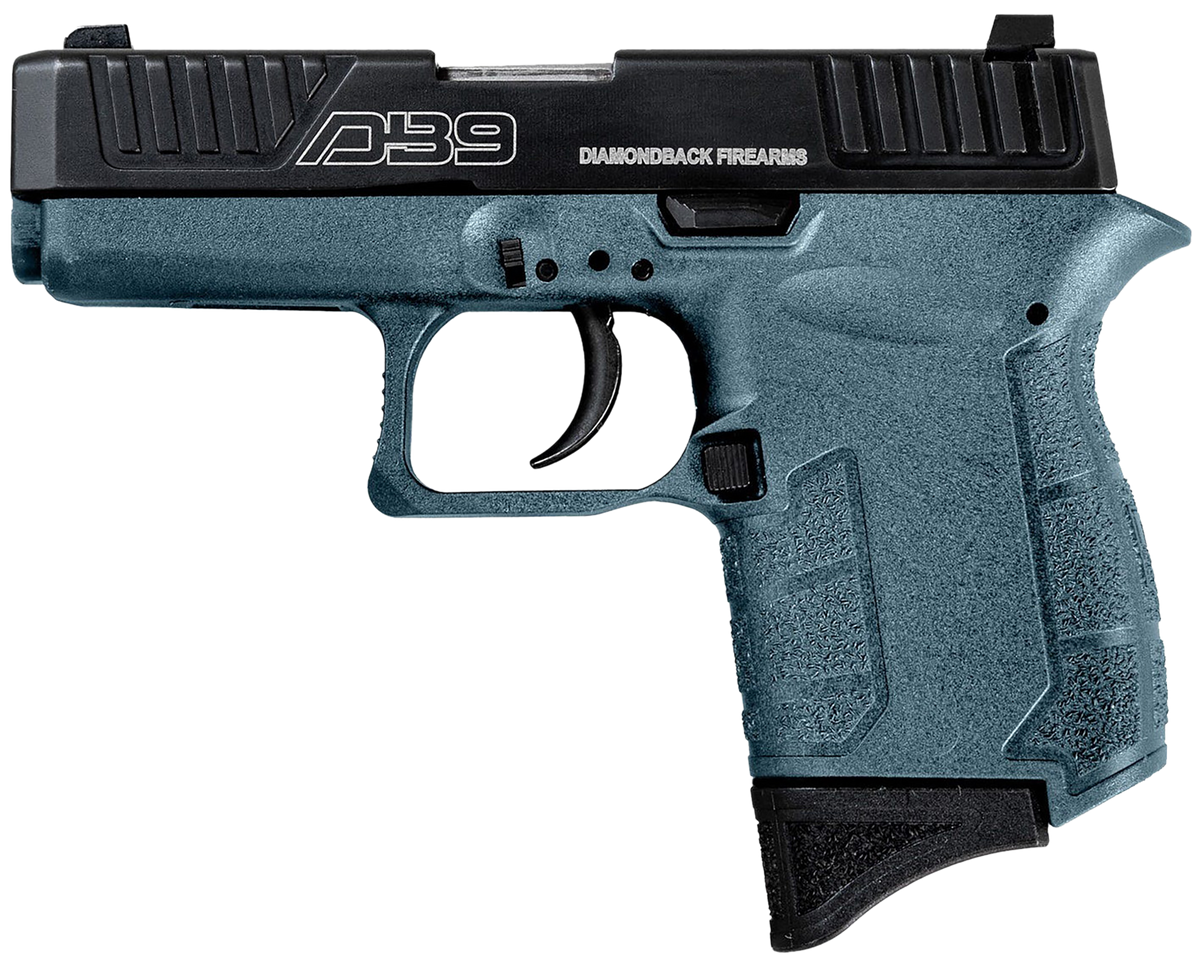 Diamondback DB9 Gen4 Jesse James 9mm 3.10" 6+1 DAO Pistol - Civil Defense Blue Cerakote