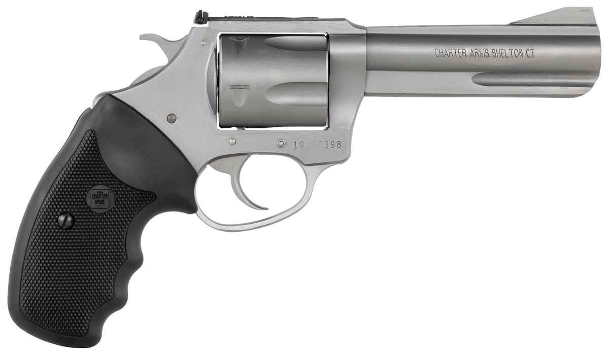 Charter Arms Pitbull 9mm Luger 4.20" 5-Shot DA/SA Revolver - Matte Stainless