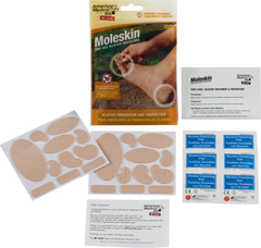 Adventure Medical Kits Moleskin Pre-Cut & Shaped Blister Prevention 22 Shapes
