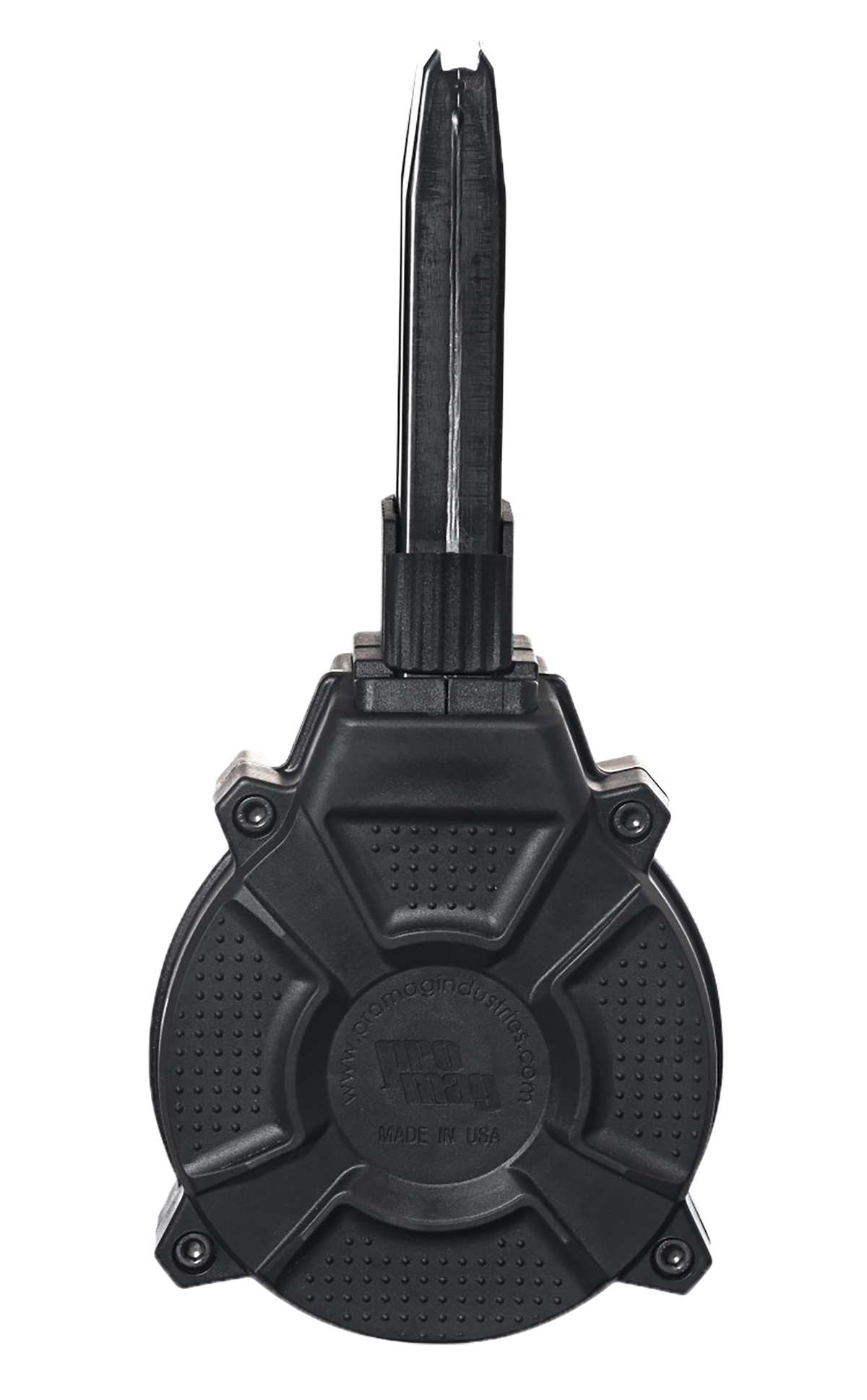 ProMag DRMA46 9mm Luger 50-Rd Drum Magazine for Taurus PT111 G2/G3 - Black Polymer