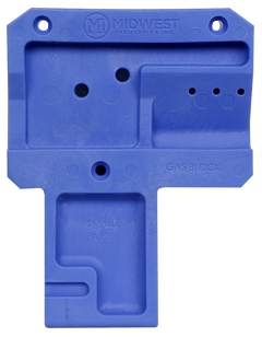 Midwest Industries MILRB Lower Receiver Block - Blue Polymer for Mil-Spec AR-15