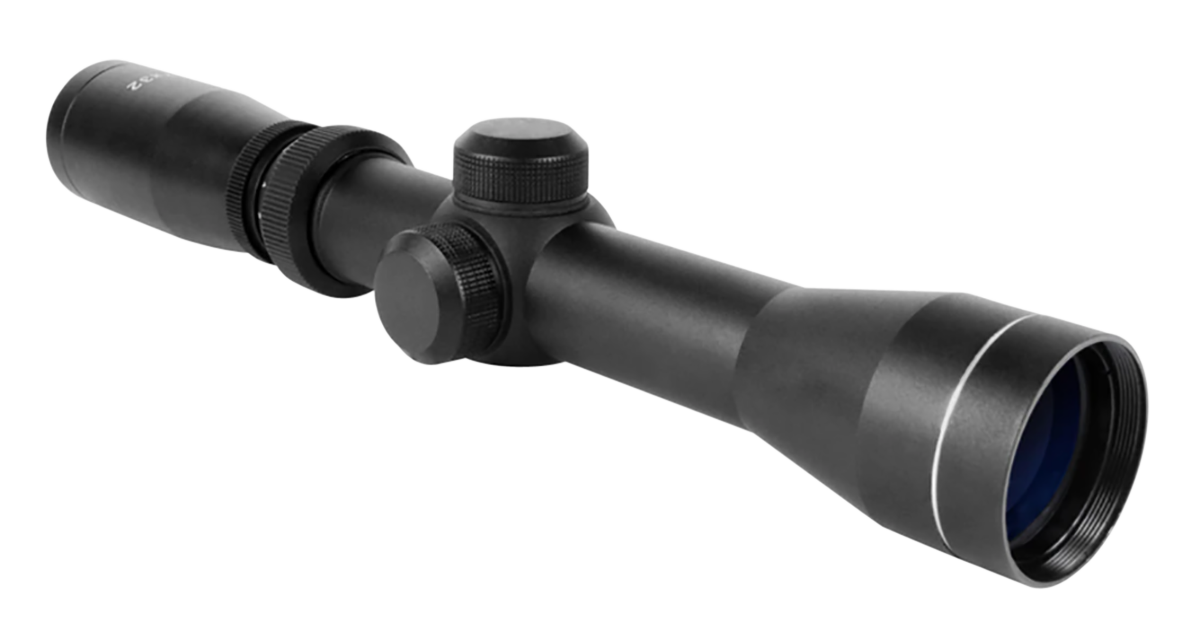 Aim Sports Scout 2-7x32mm Duplex Black Anodized Pistol Scope w/Rings
