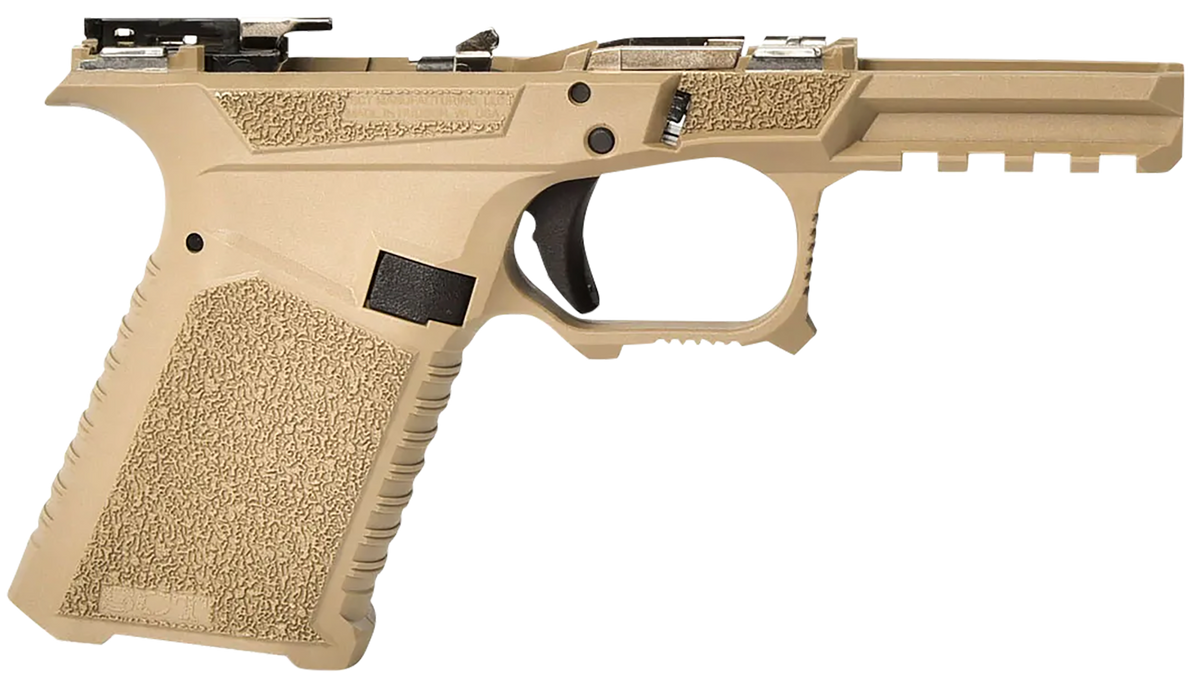 SCT Manufacturing SCT-19 Compact Gen 3 19/23/32 Flat Dark Earth Aggressive Texture Polymer Frame