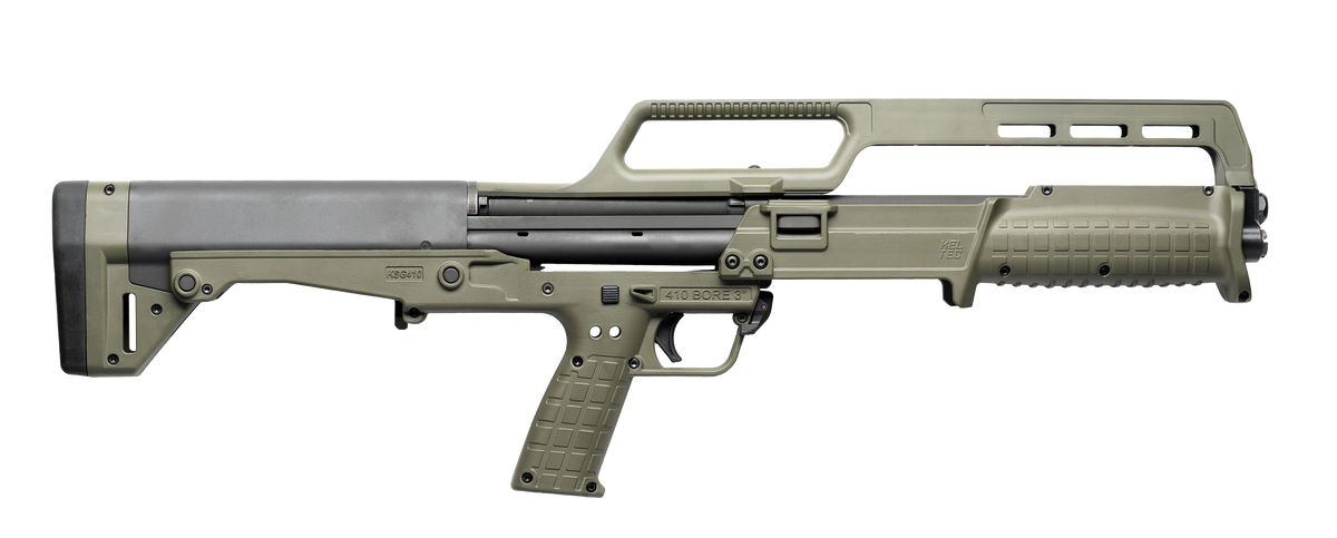 Kel-Tec KSG410 410 Bore 18.5" 5+5+1 Pump Action Shotgun - Green