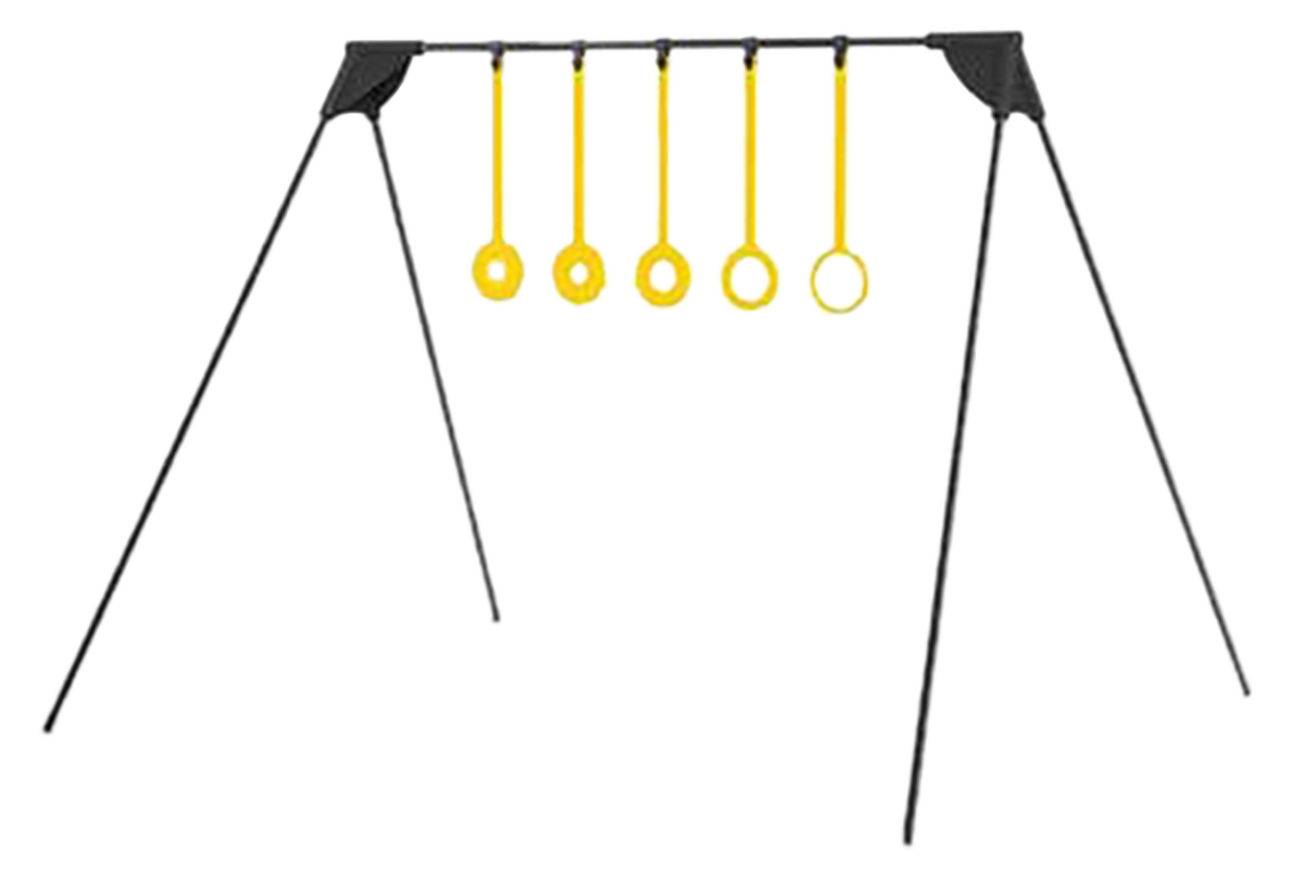 Caldwell Ring Challenge Rimfire KYL AR500 Steel 5-Ring Black/Yellow Reactive Target