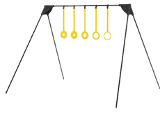 Caldwell Ring Challenge Rimfire KYL AR500 Steel 5-Ring Black/Yellow Reactive Target
