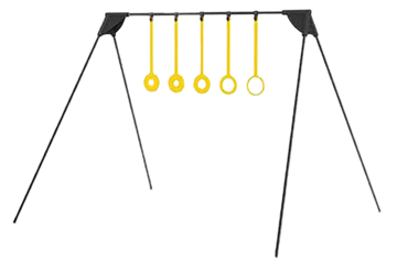 Caldwell Ring Challenge Rimfire KYL AR500 Steel 5-Ring Black/Yellow Reactive Target
