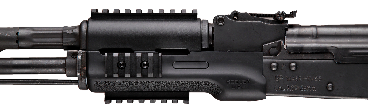 Hogue 74004 OverMolded Rubber Forend Black for Standard AK-47/AK-74