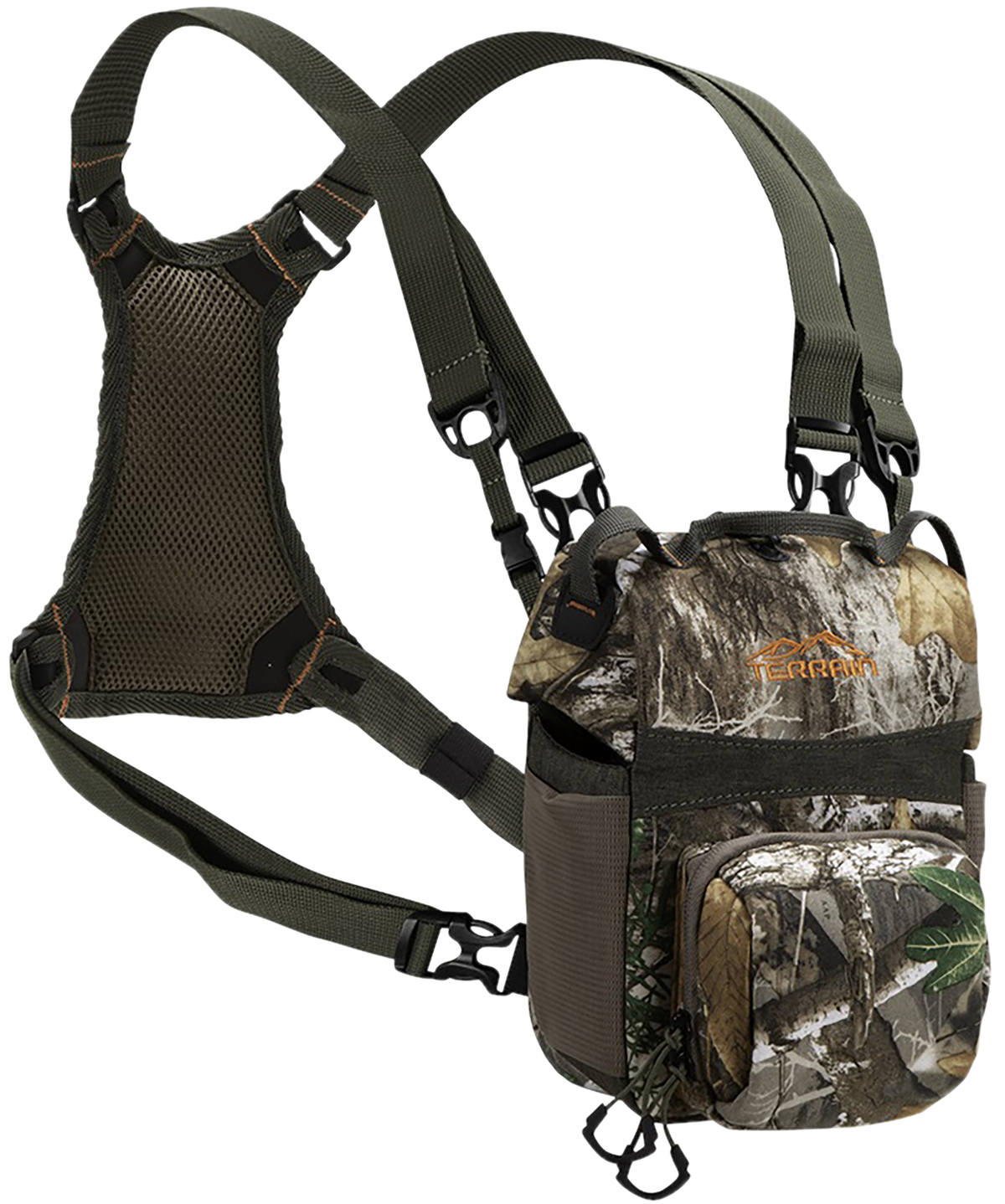 Terrain Mesa Deluxe Bino Pack Harness Realtree Edge