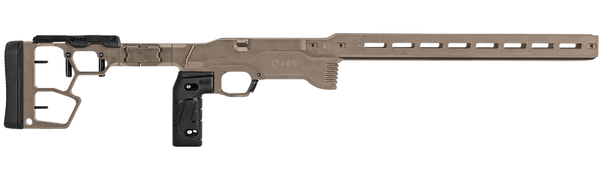 MDT Sporting Goods ACC Premier Gen2 Folding Chassis - Ruger American Rimfire - Cerakote FDE