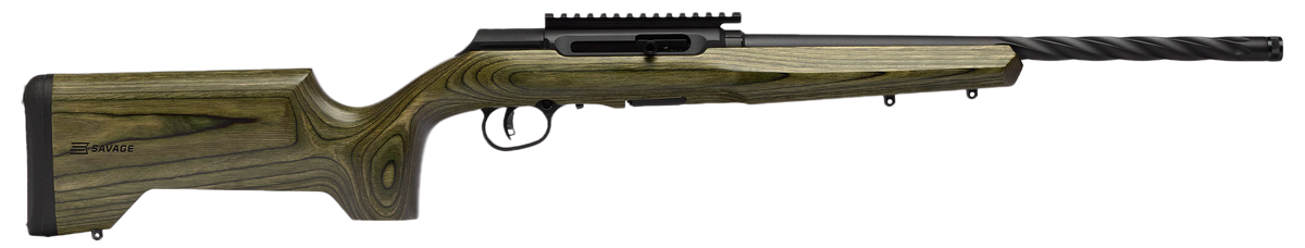 Savage A22 Timber Tactical 22 LR 18" 10+1 Semi-Auto Rifle - OD Green Laminate