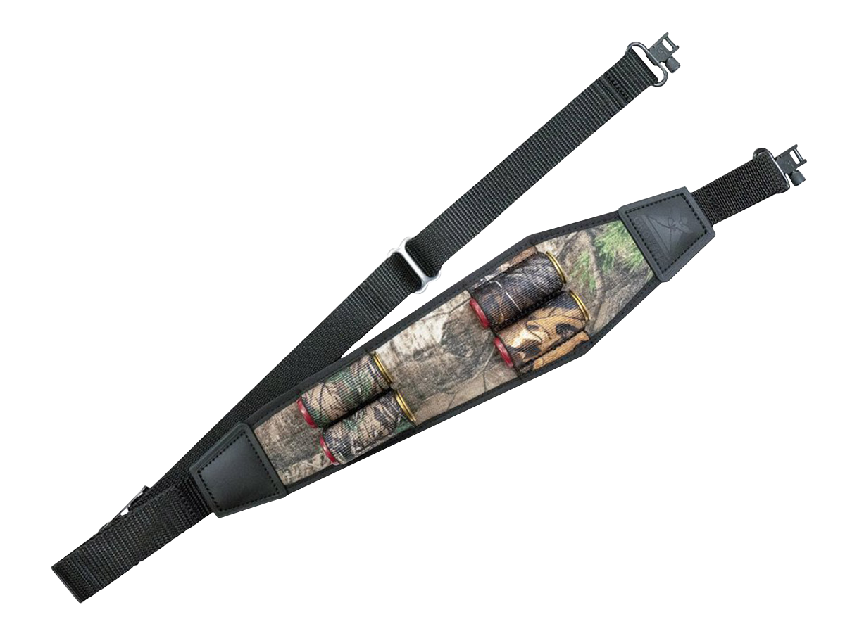 GrovTec GTSL116 Shotgun Ammo Sling Realtree Xtra Padded w/ 4 Shell Loops & Swivels